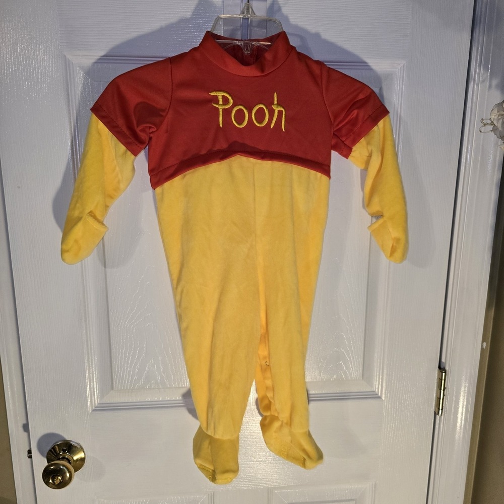 Disney Baby Winnie the Pooh Costume Footed Pajamas One Piece 6-12 Months‎